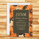 Search for brown flower invitations Elegant
