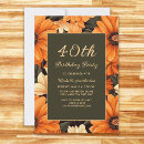 Search for brown flower invitations Elegant
