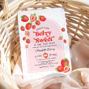 Search for berry baby shower invitations Summer fruit
