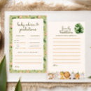Search for jungle baby shower games Tropical