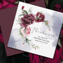 Search for red roses thank you cards Burgundy and gold