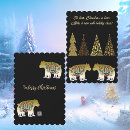 Search for black bear christmas cards Pine trees