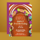 Search for wonderland birthday invitations Colourful