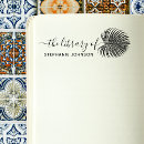 Search for tropical leaf rubber stamps Create your own