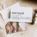 Search for bridesmaid cards Black and white