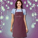 Search for purple baking aprons Girly