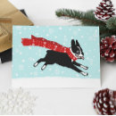 Search for boston terrier christmas cards Snow