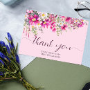 Search for bright floral thank you cards Watercolor