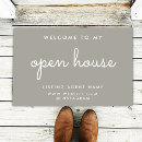 Search for open house doormats Real estate