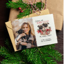 Search for pug christmas cards From the dog