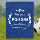 Search for thank you blankets Soccer coach