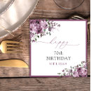 Search for 70th birthday napkins Stylish