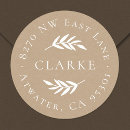 Search for monogram wedding stickers Rustic