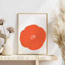 Search for large flower posters Orange