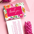 Search for pink and orange thank you cards Elegant