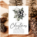 Search for white gold christmas invitations Black and white