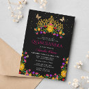 Search for gold mexican invitations Mis quince anos