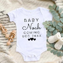 Search for announcement baby bodysuits Grandparent reveal