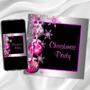Search for hot pink christmas invitations Corporate christmas party
