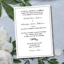 Search for formal silver black and gold invitations Classic
