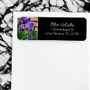 Search for purple iris return address labels Nature