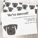 Search for dog moving announcement cards Pet