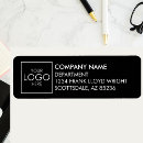 Search for white business return address labels Your logo here