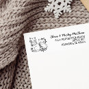 Search for two cats return address labels Cute