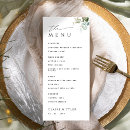 Search for greenery wedding menus Minimalist