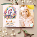 Search for enchanted unicorn invitations Rainbow
