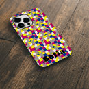 Search for blue geometric pattern iphone cases Girly