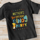 Search for kids birthday baby shirts Dinosaur