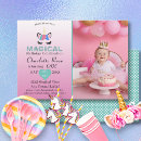Search for girly 1st birthday invitations Magical