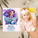 Search for mermaid scales birthday invitations Iridescent