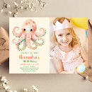 Search for starfish birthday invitations Under the sea birthday