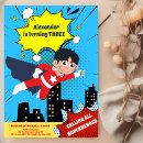 Search for superhero party invitations Celebration