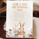 Search for double birthday invitations Boho