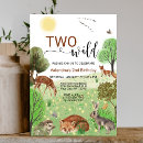 Search for two cute birthday invitations Watercolor