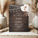 Search for vintage tropical wedding invitations String lights