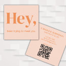 Search for peach business cards Professional
