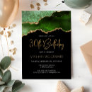 Search for green 30th birthday invitations Agate