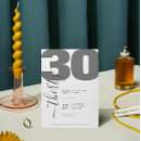 Search for black and grey birthday invitations Milestone