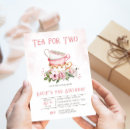 Search for teacup birthday invitations Tea for two