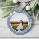 Search for dusty blue christmas tree decorations Snowflake