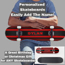 Search for black and red skateboards For him