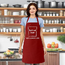 Search for red business aprons Restaurant