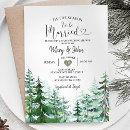 Search for pine tree bridal shower invitations Tis the season