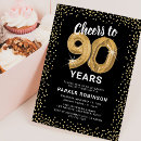 Search for 90th birthday invitations ninety