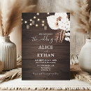 Search for vintage tropical wedding invitations String lights