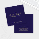 Search for navy blue and gold business cards Real estate